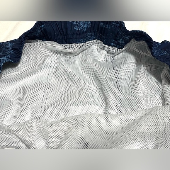 Land’s End Blue Tropical Print Men’s Swim Trunks Pockets Shorts Size 3XL 50-52 - Picture 9 of 16